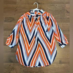 Cals Geometric Shirt: Size Small